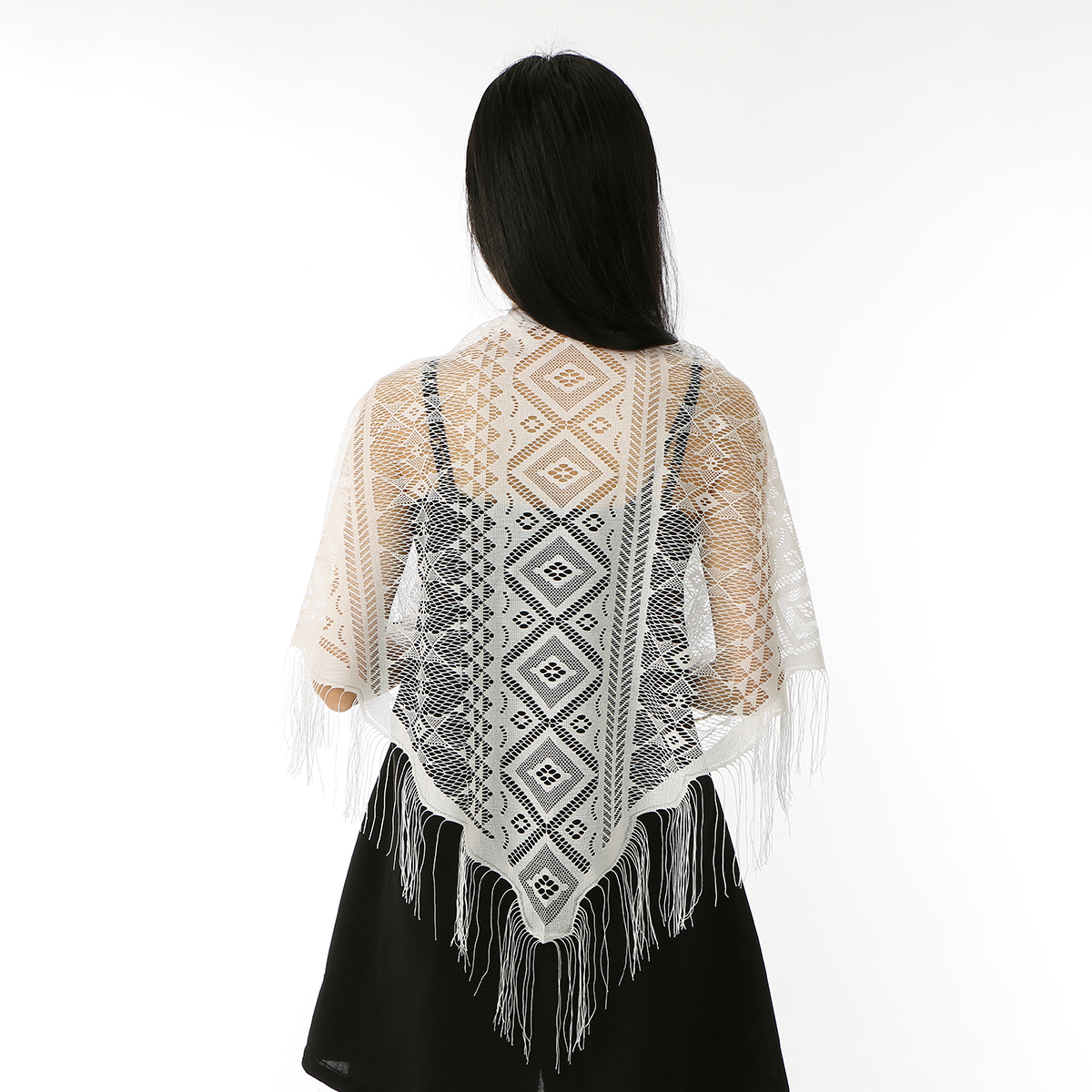Fashion Lace Embroidery Triang - Tassel Fringe Trim avaliação e preço