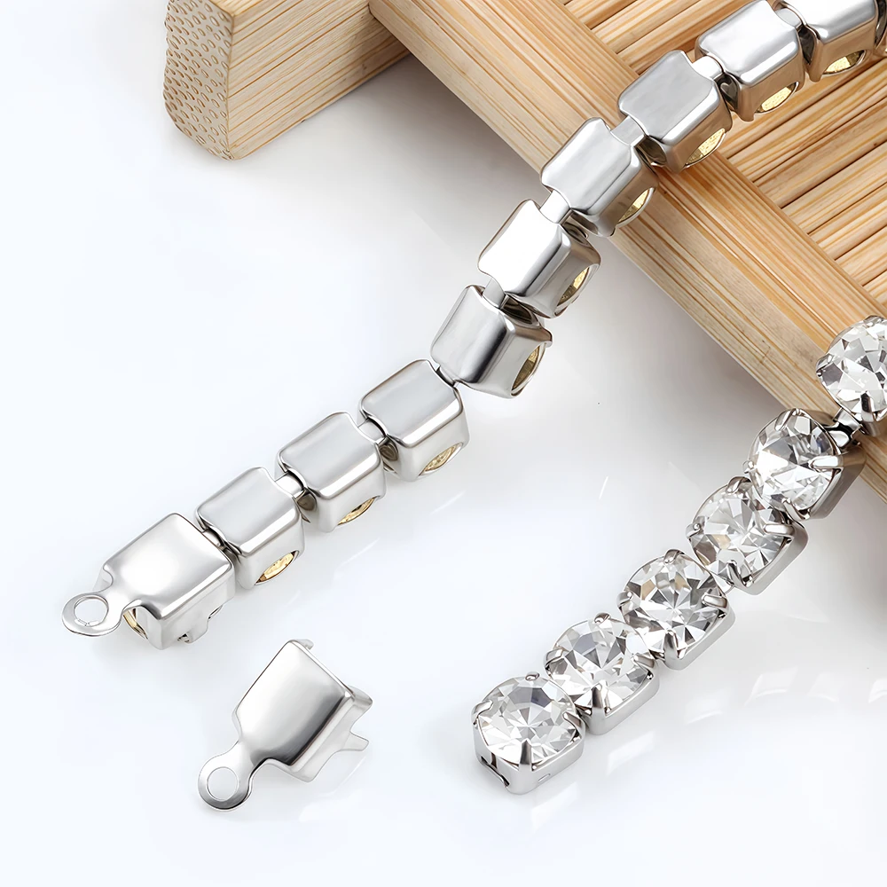 10/20Pcs Stainless Steel Gold  - Beaded Trim Fringe avaliação e preço
