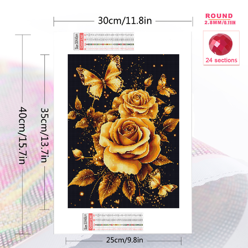 1PC frameless  Diamond Paintin - Embellishment Crafts avaliação e preço