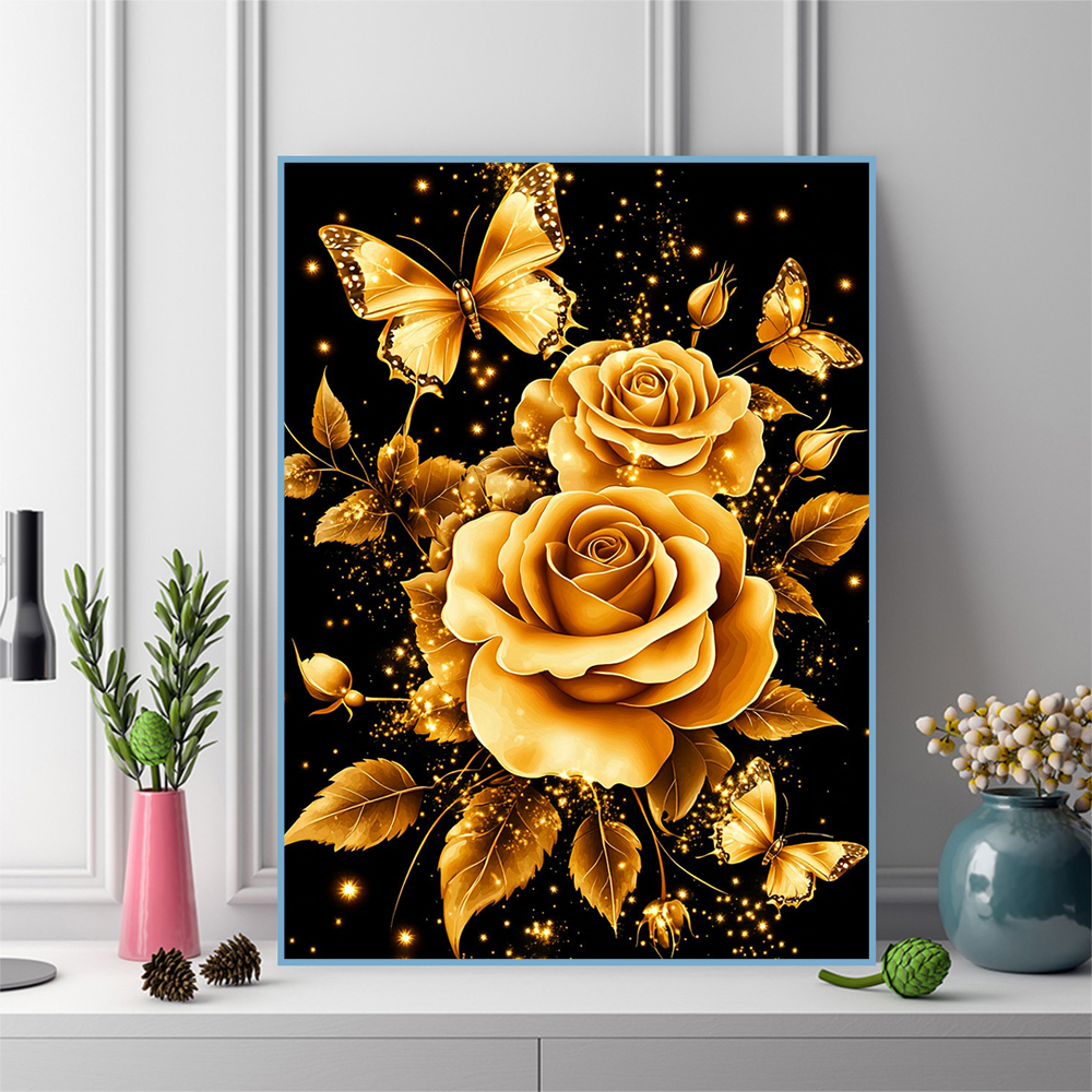 1PC frameless  Diamond Paintin - Embellishment Crafts avaliação e preço