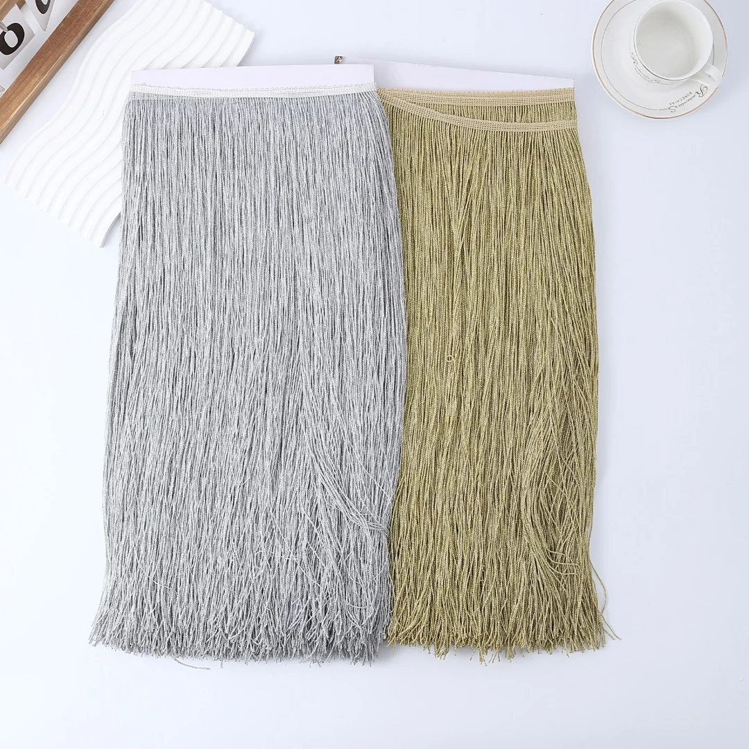 2Yards Gold Lace Fringe Trim T - Fringe Ribbon Sewing avaliação e preço