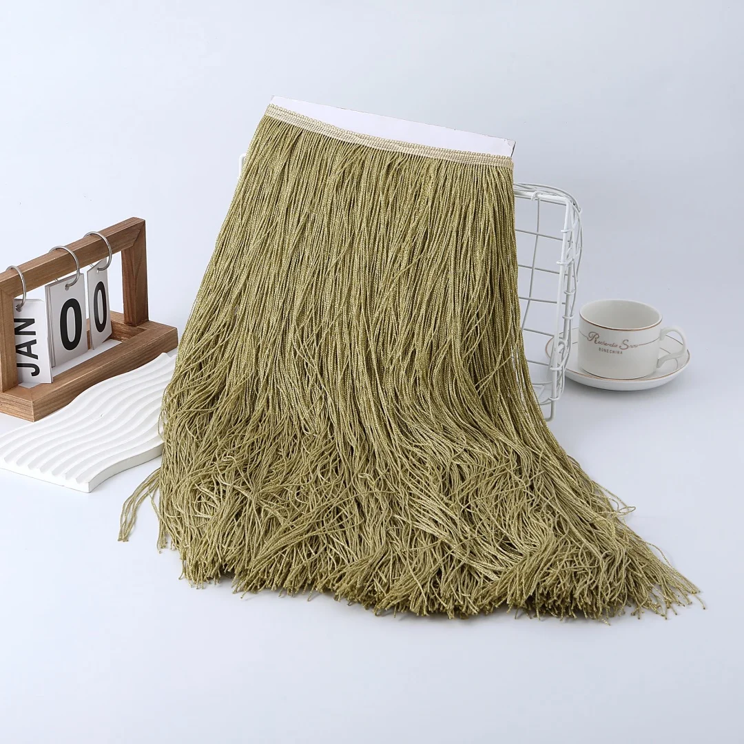 2Yards Gold Lace Fringe Trim T - Fringe Ribbon Sewing avaliação e preço