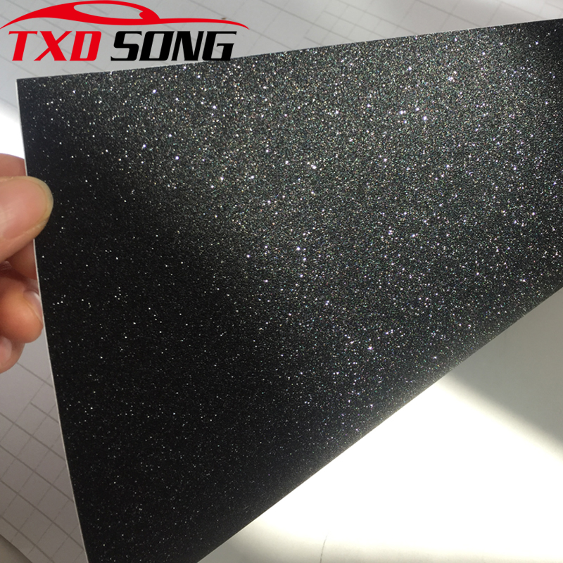 50CM*300CM black Glitter Diamo - Glitter Vinyl Roll avaliação e preço