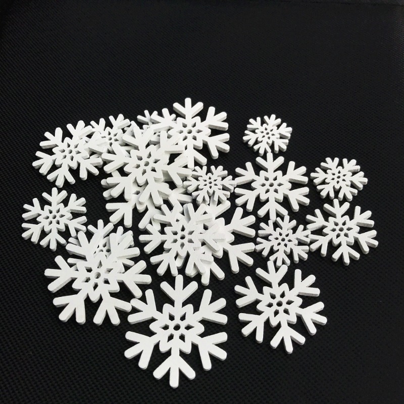 50pcs 20mm 25mm 30mm 35mm Mix  - Christmas Craft Embellishment avaliação e preço
