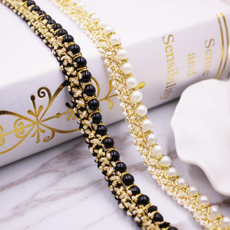 10yards DIY accessories Pearl  - Fringe Ribbon Sewing avaliação e preço