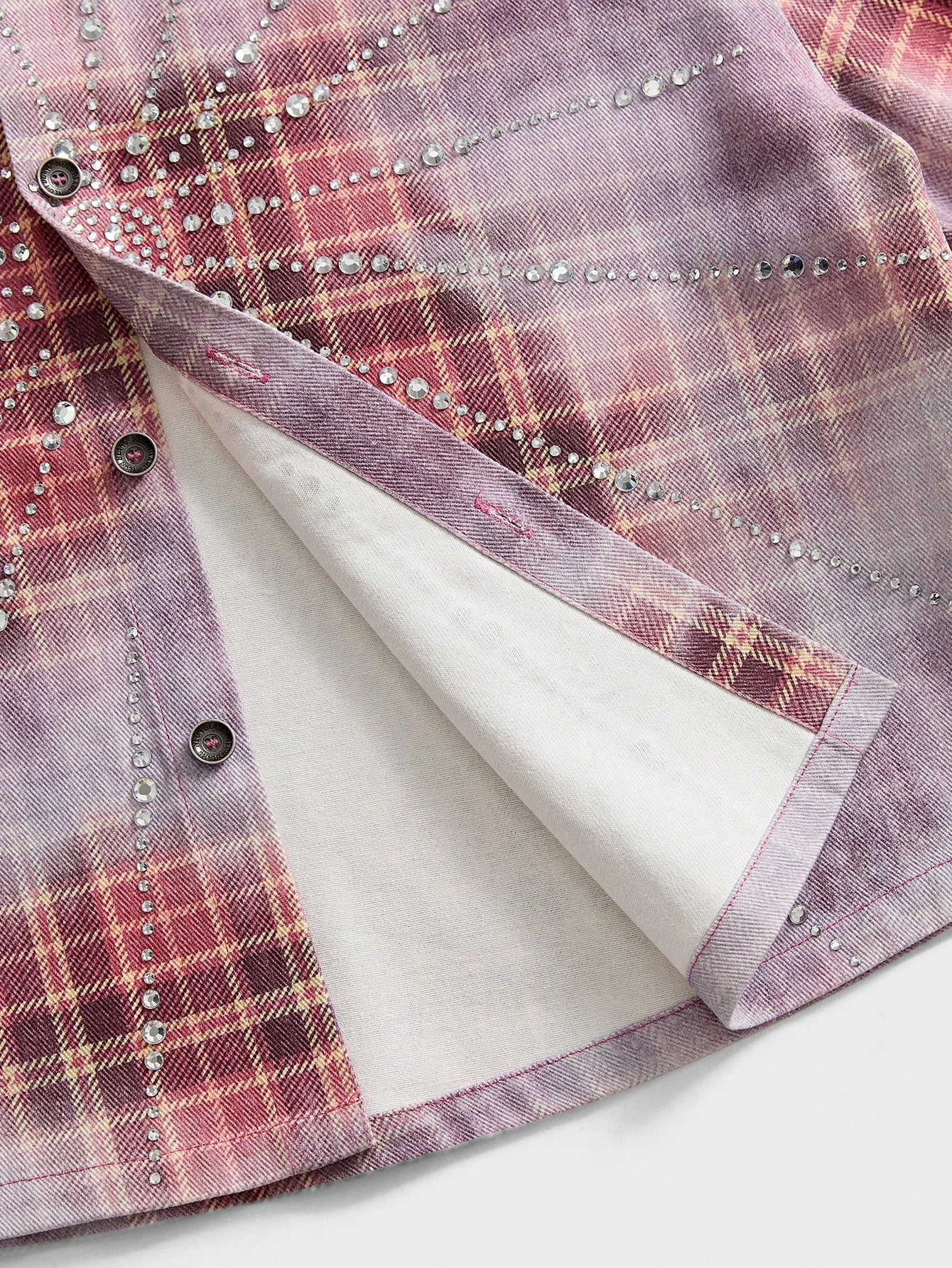 Mens Plaid Denim Shirt With Rh - Embellish Knit avaliação e preço