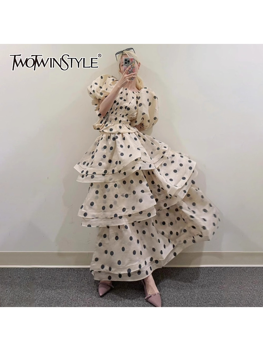 TWOTWINSTYL Hit Color Polka Do - Tassel Fringe Trim avaliação e preço