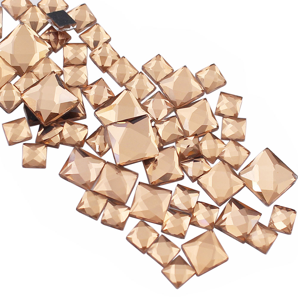 5mm 8mm 10mm Rhinestones Squar - Hotfix Rhinestone Sheet avaliação e preço