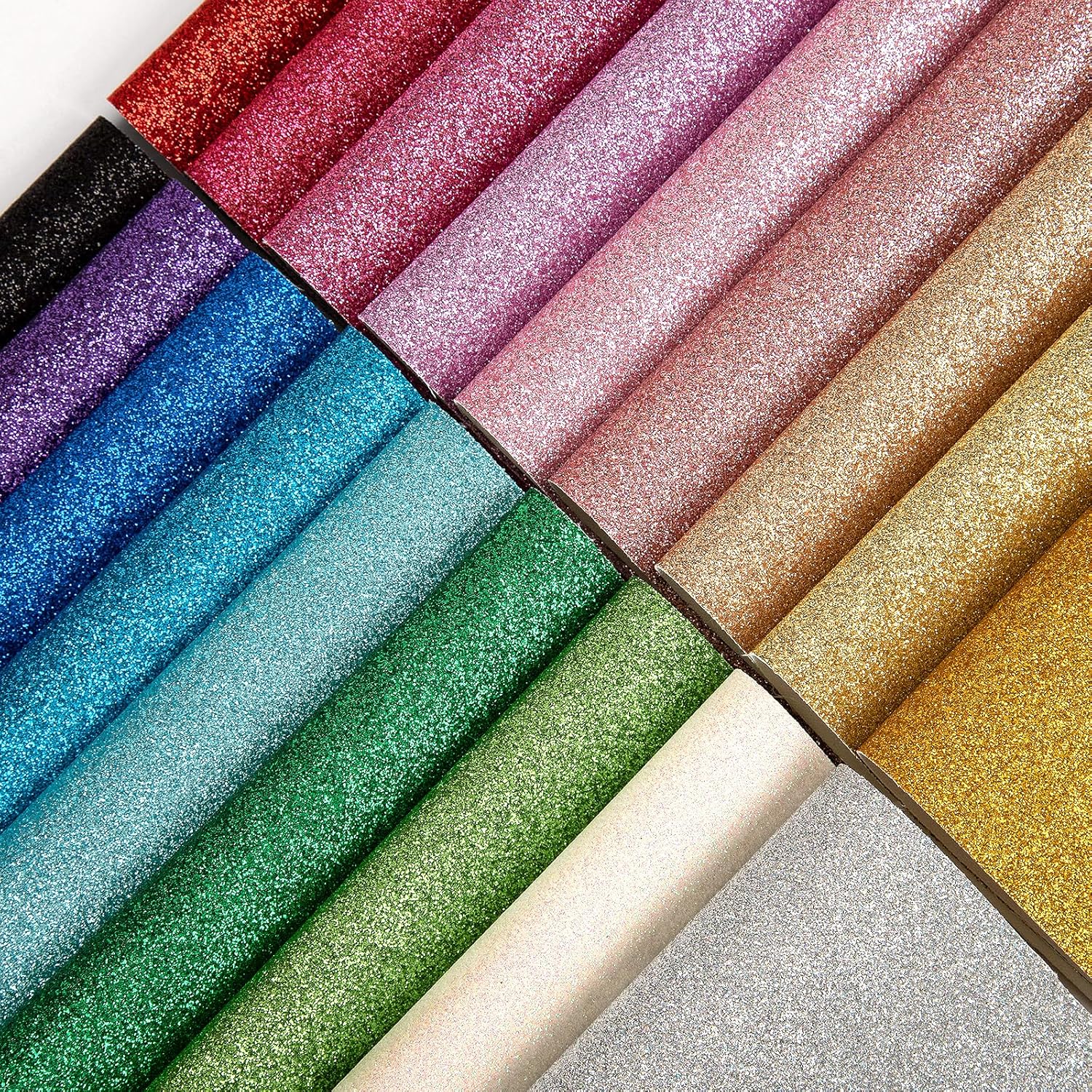 Sparkly Glitter Shiny Fabric S - Glitter Vinyl Roll avaliação e preço