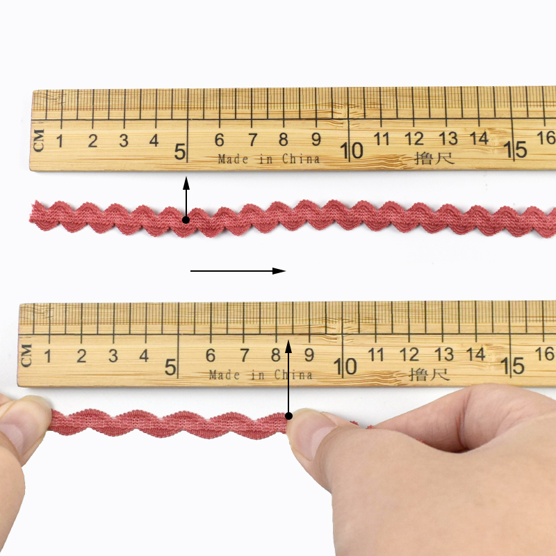 5/10/20M 10mm Wave Edge Elasti - Lace Ribbon Trim avaliação e preço
