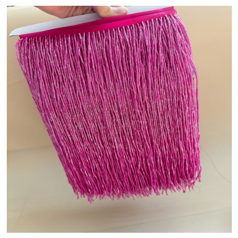 1 Yard 30cm Wide Heavy Bead Fr - Beaded Trim Fringe avaliação e preço