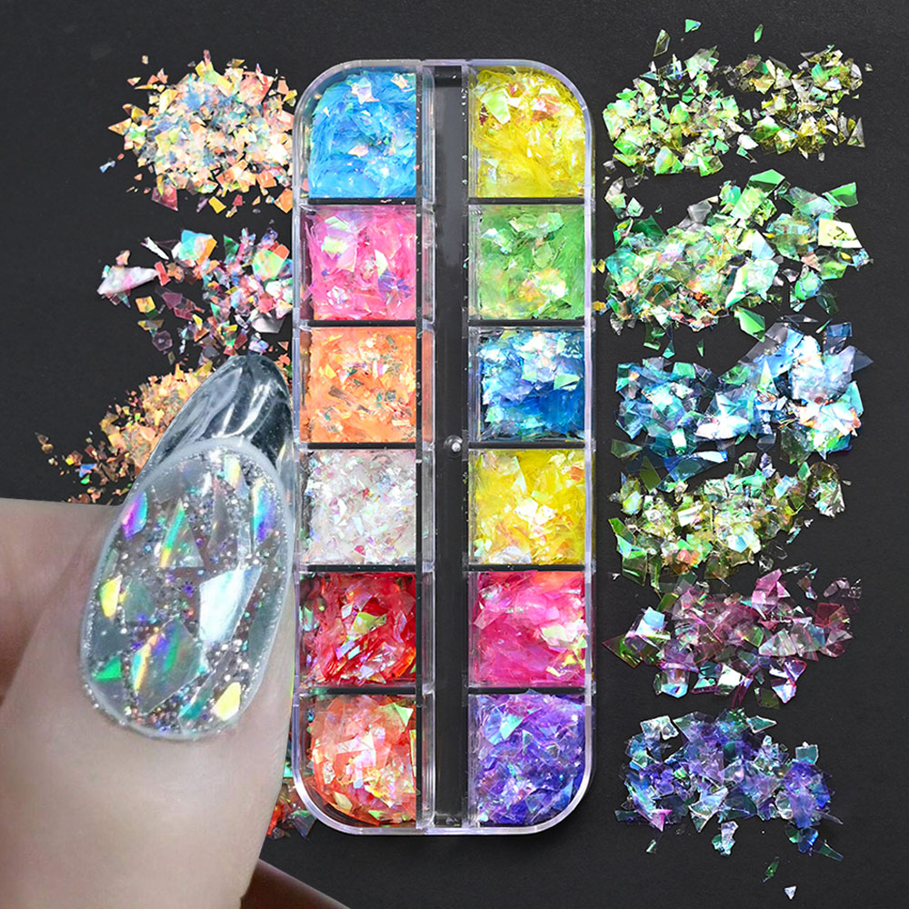 6Grids Shiny Iridescent Mermai - Glitter Vinyl Roll avaliação e preço
