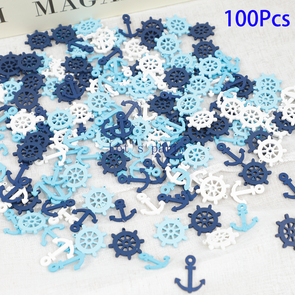 100pcs Nautical Beach Theme Bo - Christmas Craft Embellishment avaliação e preço