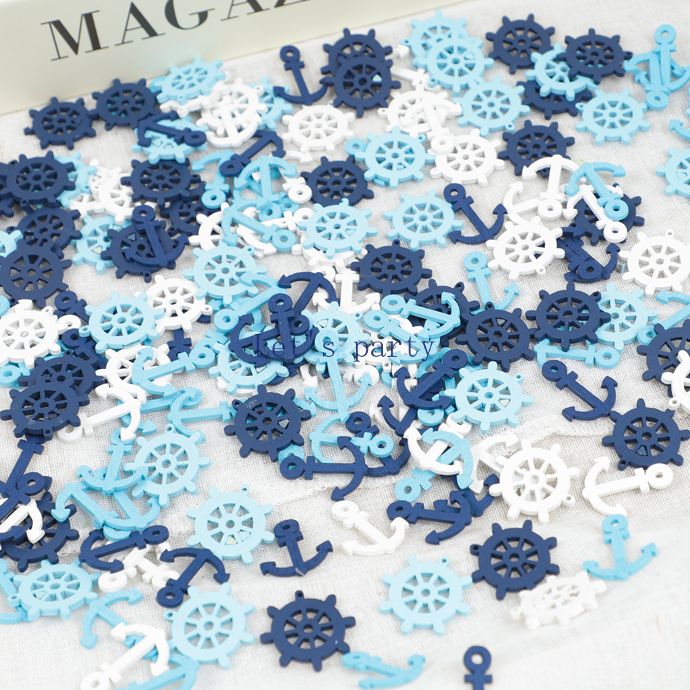 100pcs Nautical Beach Theme Bo - Christmas Craft Embellishment avaliação e preço