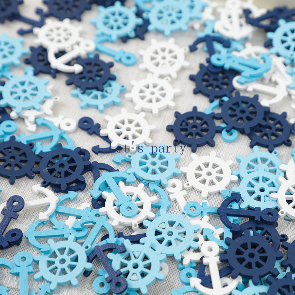 100pcs Nautical Beach Theme Bo - Christmas Craft Embellishment avaliação e preço