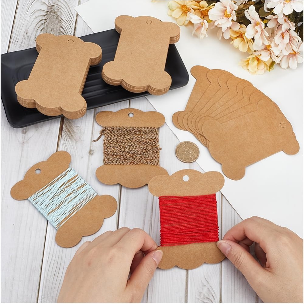80Pcs Embroidery Thread Cardbo - Organza Ribbon Spool avaliação e preço
