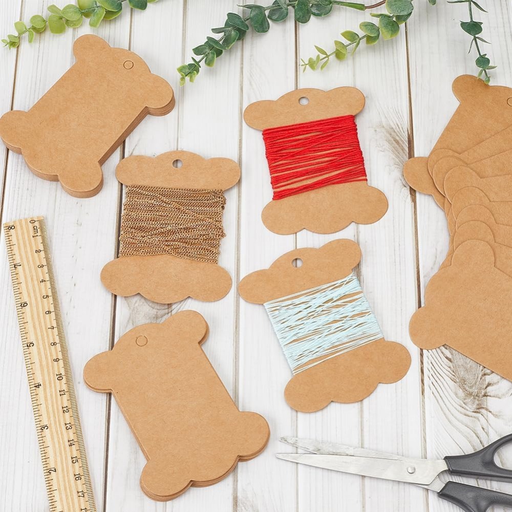 80Pcs Embroidery Thread Cardbo - Organza Ribbon Spool avaliação e preço