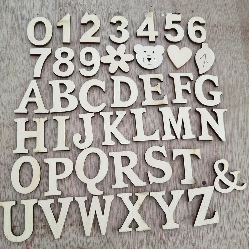 Self-sticking Wooden 0-9 Numbe - Embellishments For Scrapbooking avaliação e preço