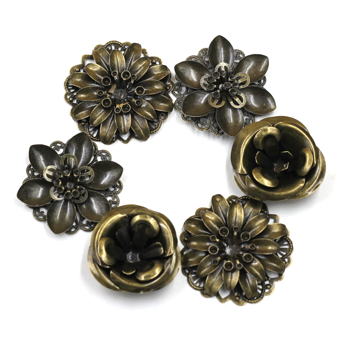 6Pcs Embellishments Combinatio - Embellish Craft avaliação e preço