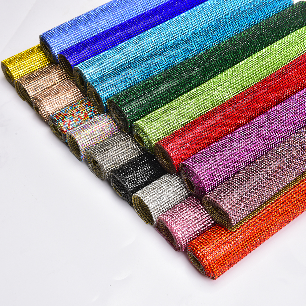 24*40Cm Self Adhesive Rhinesto - Hotfix Rhinestone Sheet avaliação e preço