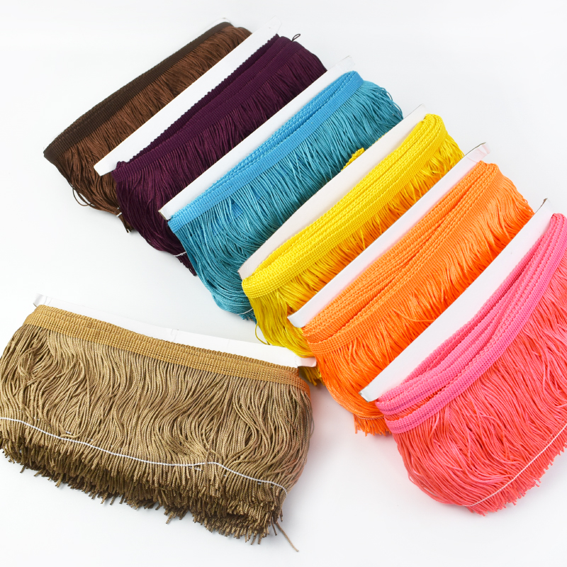 10M 10-30cm Polyester Sewing T - Fringe Ribbon Sewing avaliação e preço