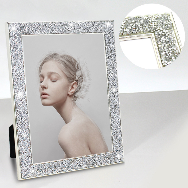 7-Inch Metallic Plated Picture - Sequin Fabric Panel avaliação e preço