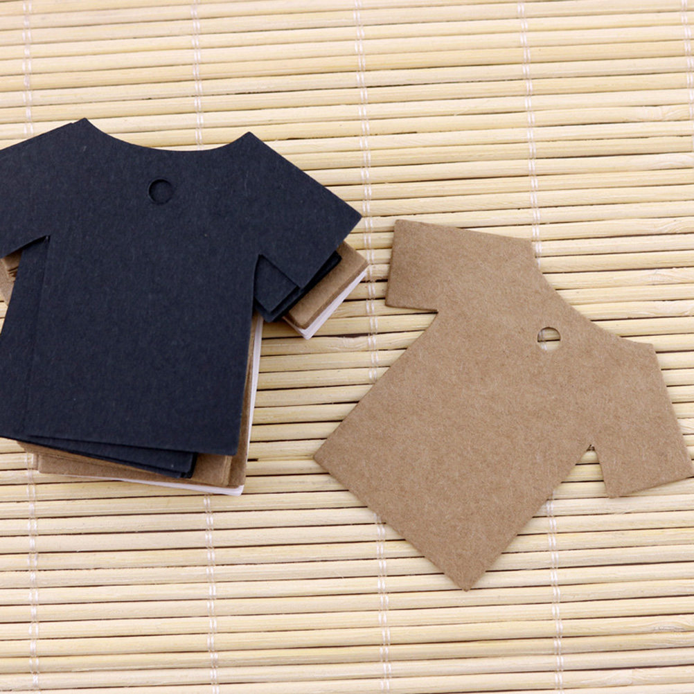 100Pcs Blank Kraft Paper Tags  - Embellish Craft avaliação e preço