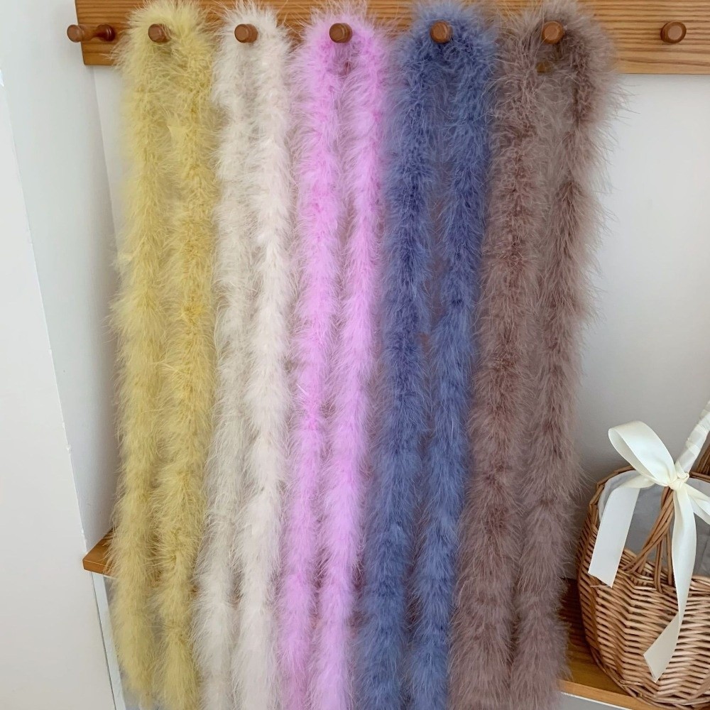 2 Meter Marabou Feather Boa Fa - Feather Trim Marabou avaliação e preço