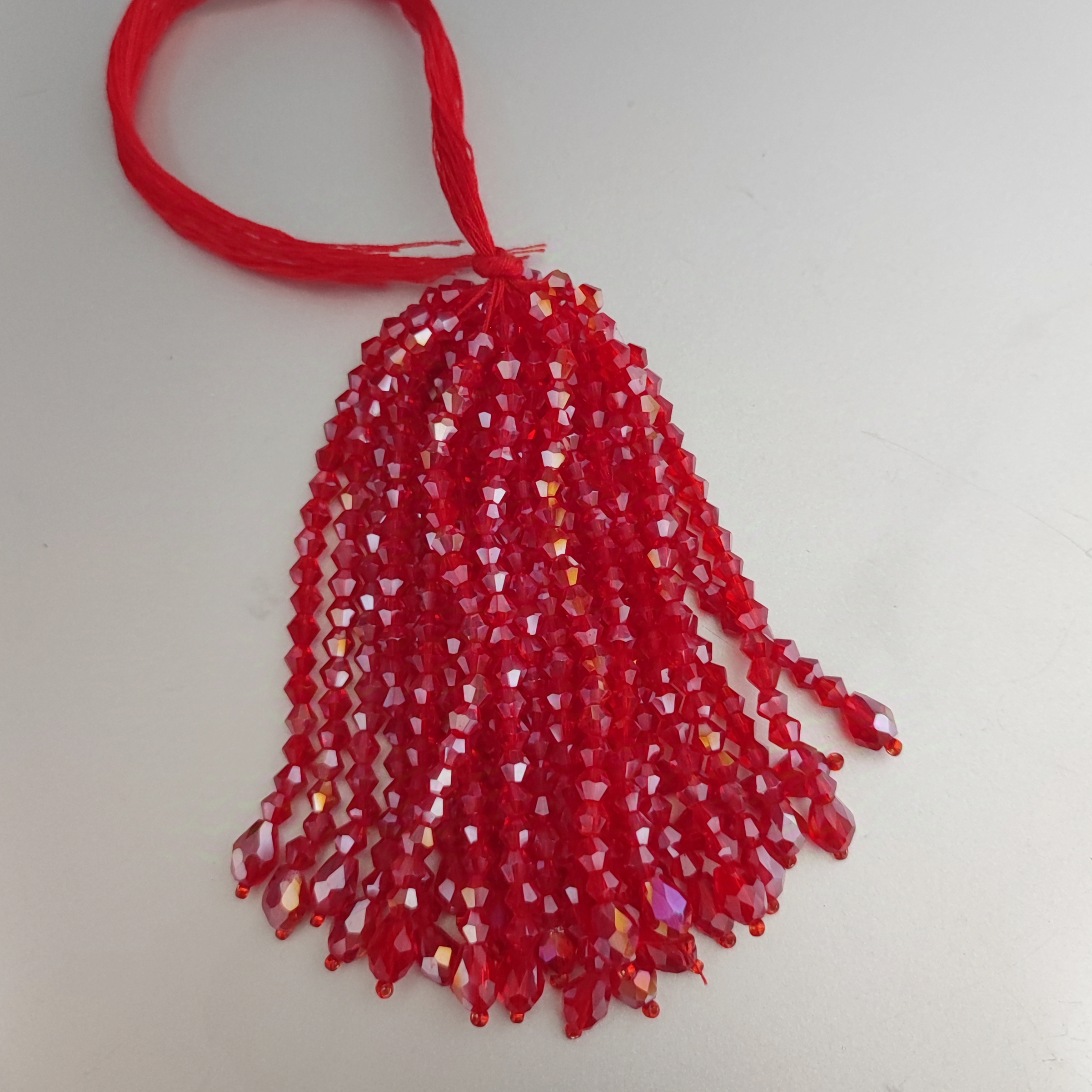 8.5cm Wide Individual Crystal  - Beaded Trim Fringe avaliação e preço