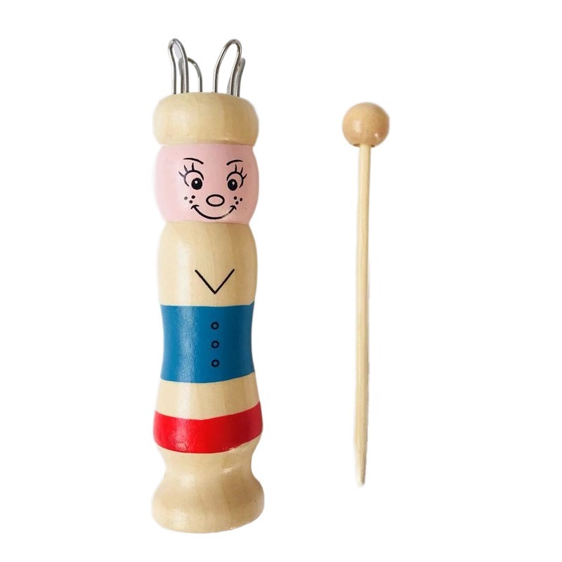 Wooden Doll French Knitter Kid - Pom Pom Maker Tool avaliação e preço