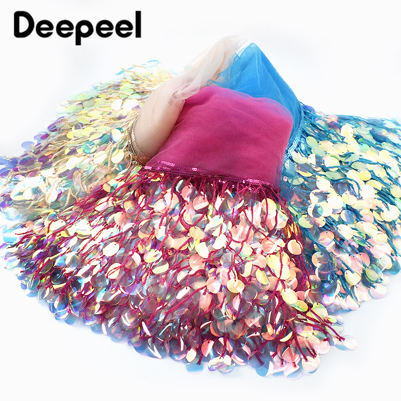 3Yards 17cm Beaded Sequins Tas - Beaded Trim Fringe avaliação e preço