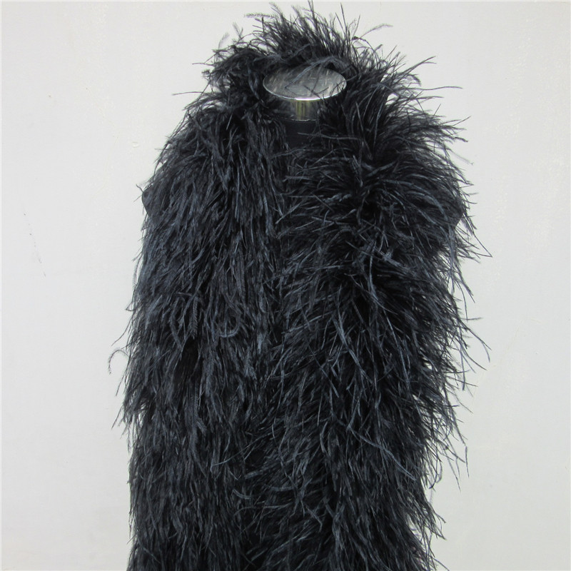 2 Meters 6 Layer White Natural - Feather Trim Marabou avaliação e preço