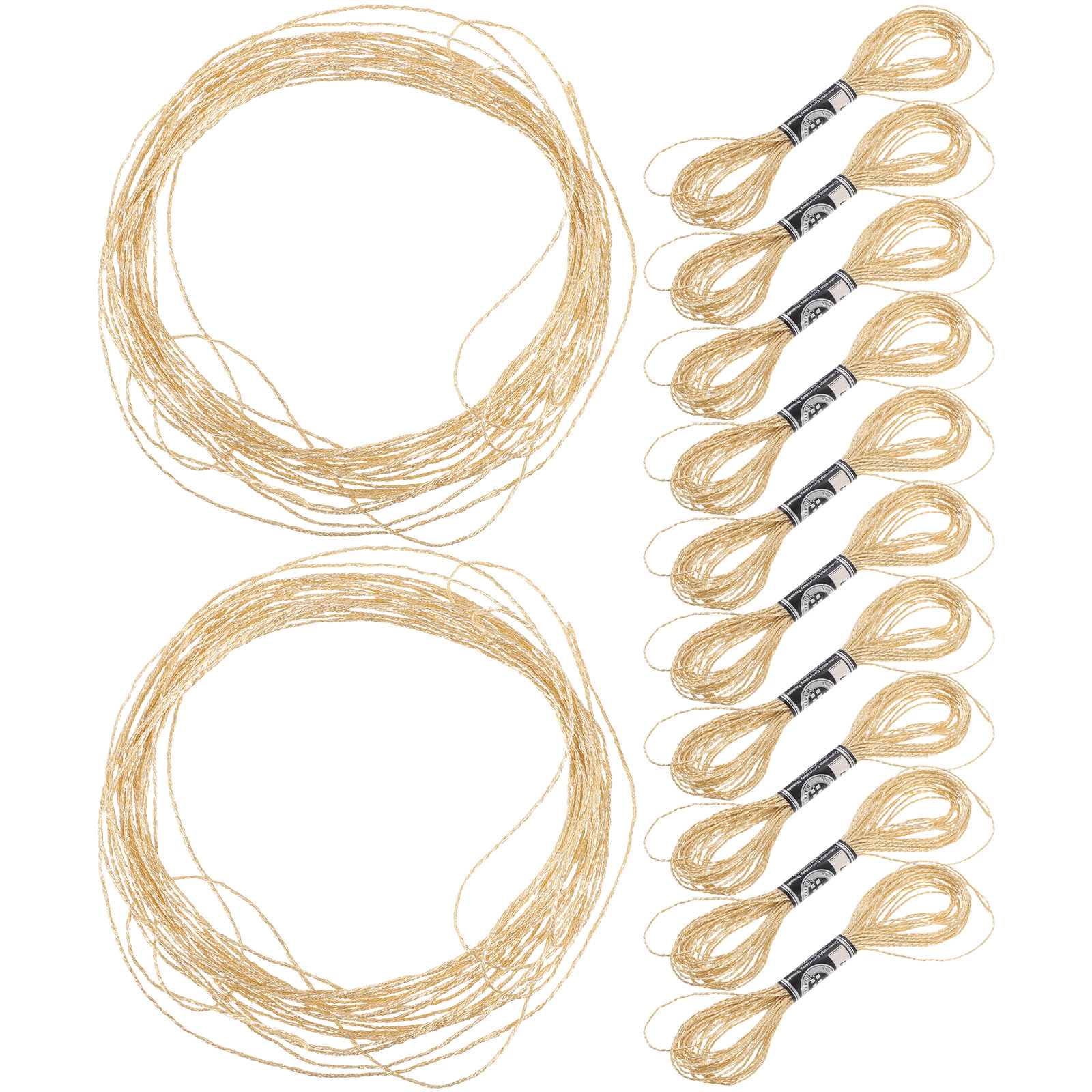 12Pcs Metallic Embroidery Thre - Embroidery Craft avaliação e preço