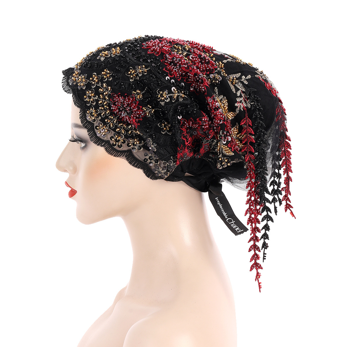 New Ethnic Tassel Headscarf Be - Tassel Fringe Trim avaliação e preço