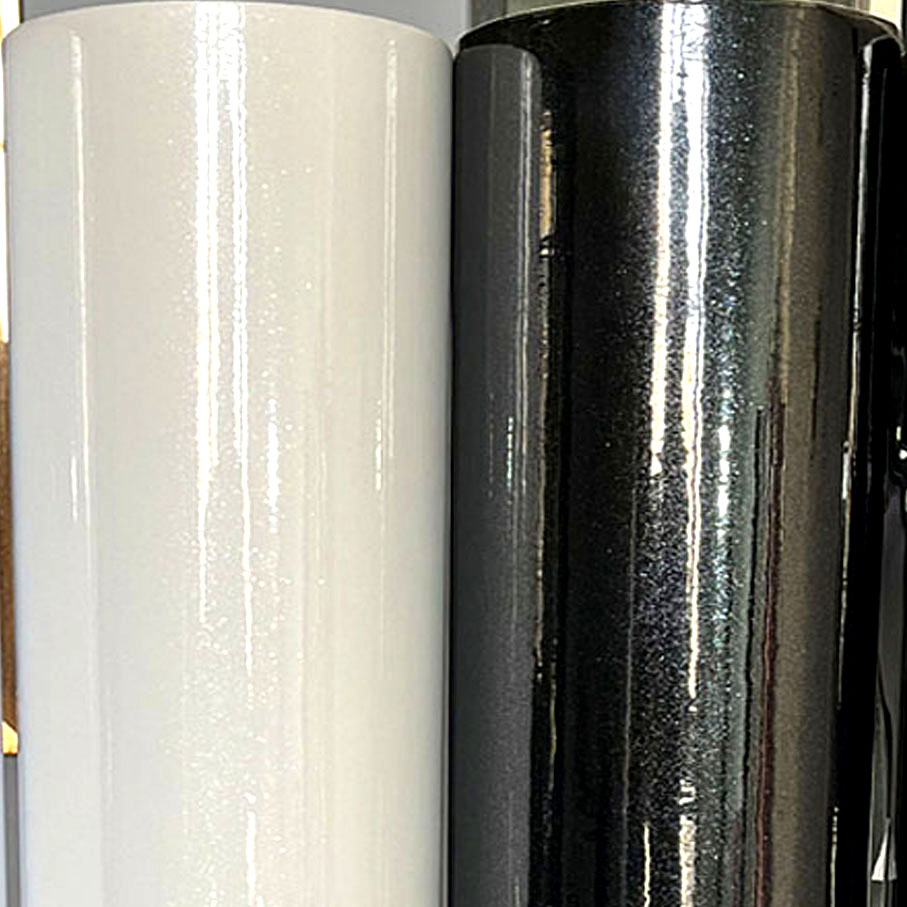 50cm*600cm High Glossy White G - Glitter Vinyl Roll avaliação e preço