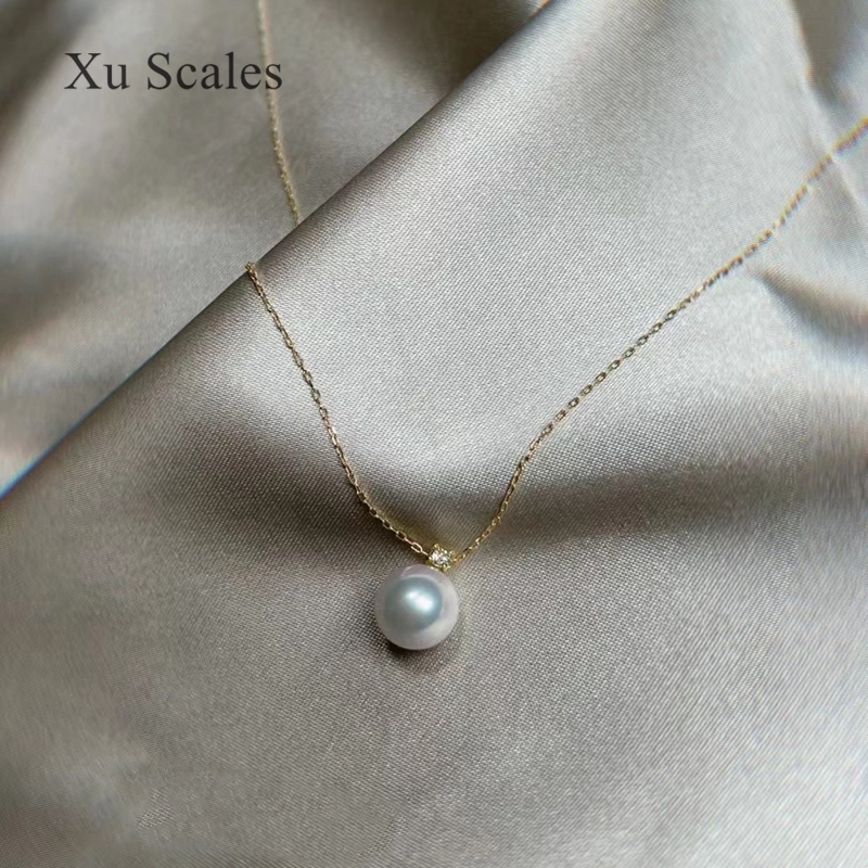 Natural Pearl Pendant 9-11mm S - Pearl Trim Chain avaliação e preço