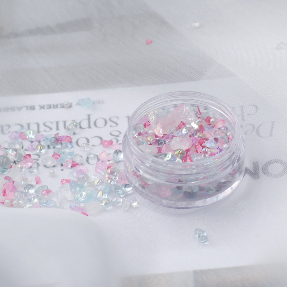 DIY Seashell Resin Gems Irregu - Embellishment Glue Craft avaliação e preço
