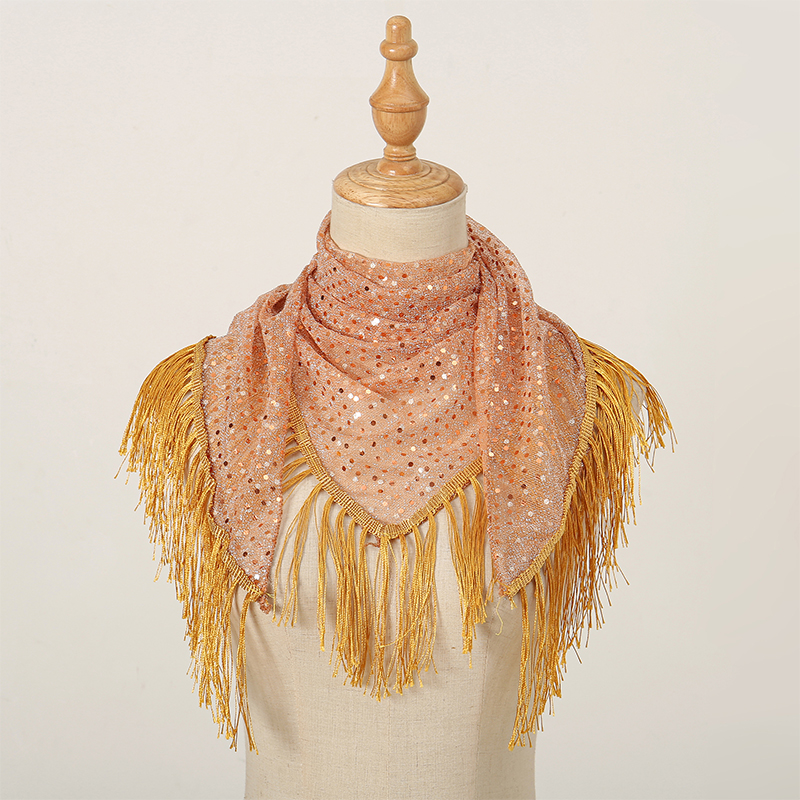 2024 Fashion Triangle Scarf Ha - Tassel Fringe Trim avaliação e preço