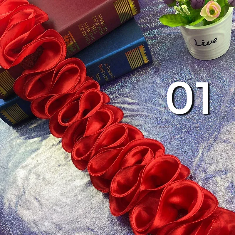 5Yards Pleated Ruffled Trim Sh - Fringe Ribbon Sewing avaliação e preço