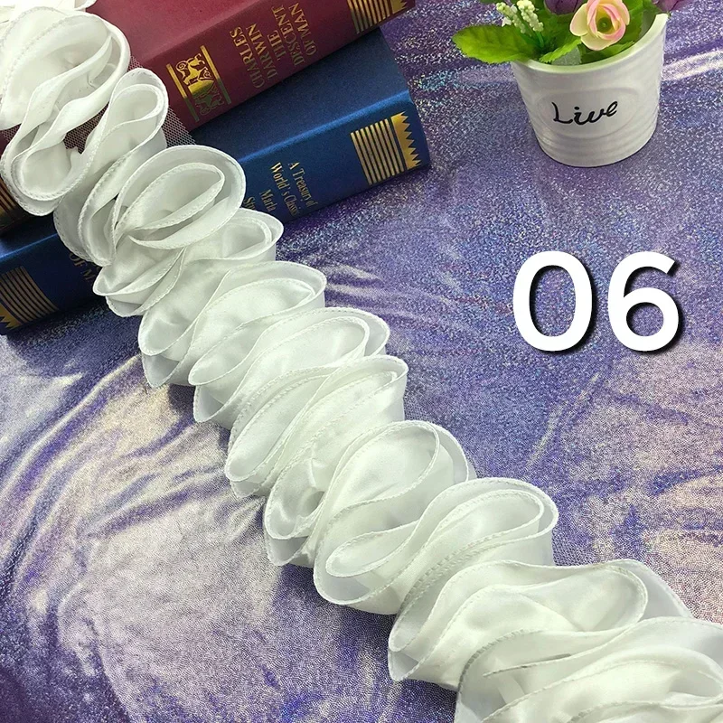 5Yards Pleated Ruffled Trim Sh - Fringe Ribbon Sewing avaliação e preço